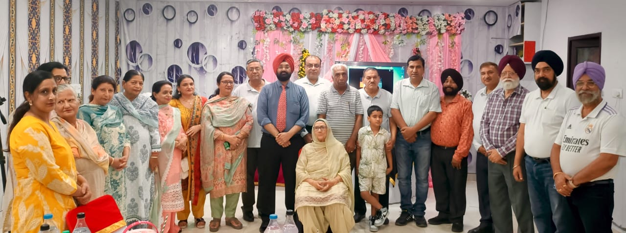 Spiritual song "Jis Haal Cha Rakhe Rabb Tu" by Dr Ranbir Sahara released at Alliance Club function.